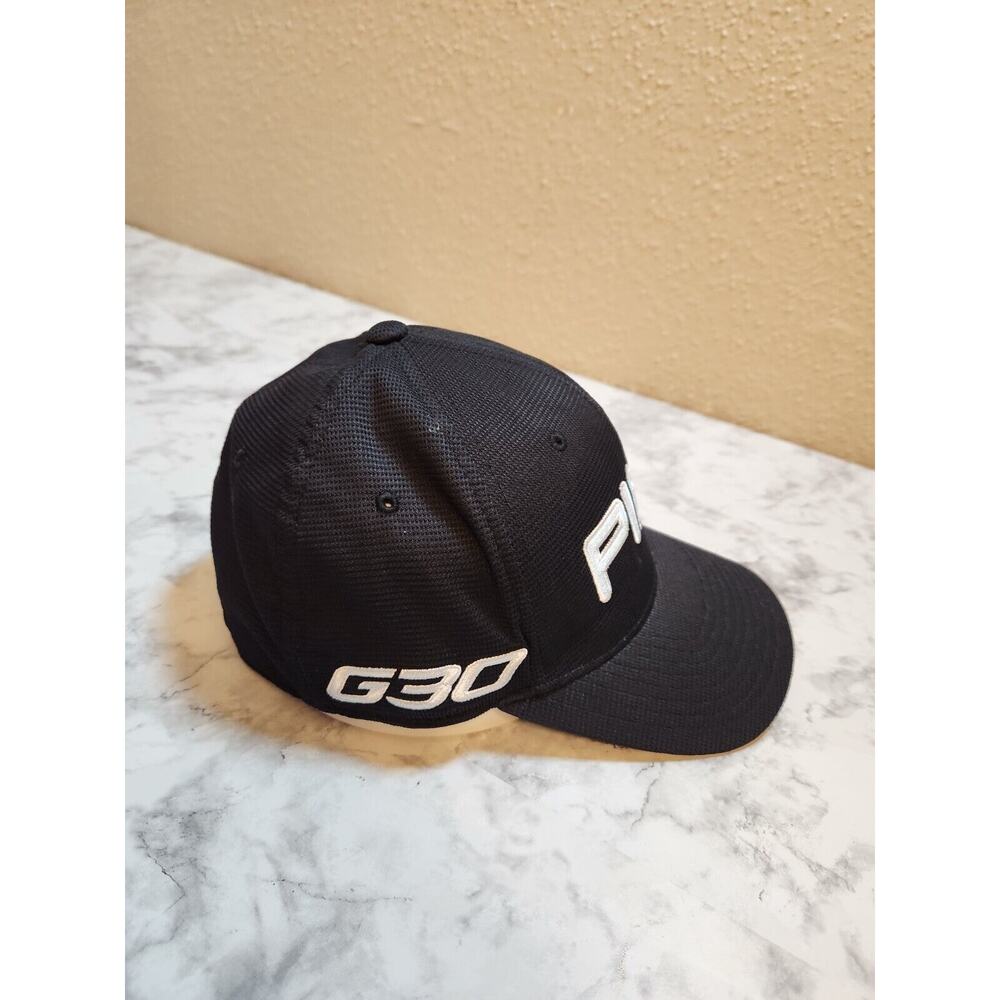 Mens‎ Ping G30 Solid Black Polyester Stretch Flex… - image 4
